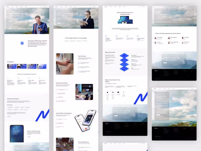 Cover image for Website Design for Cloud App Technology Company