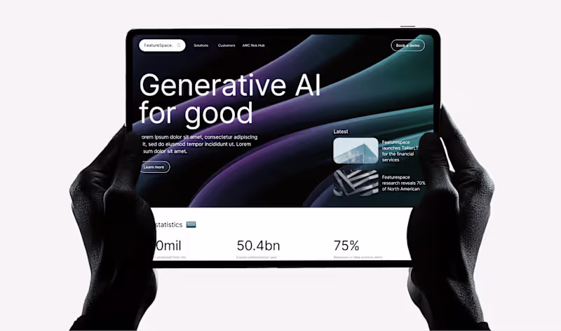 Cover image for Creating a brand identity for a generative AI company