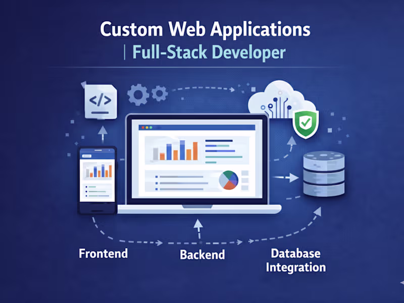 Cover image for Web Application Development | Full-Stack Solutions
