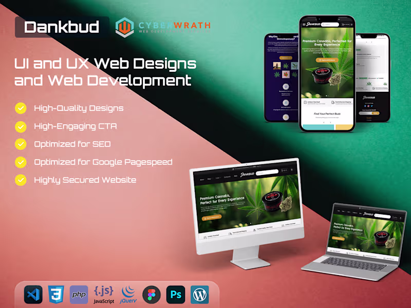 Cover image for Dankbud - WordPress Web Development and Designs
