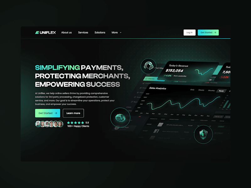 Cover image for Payment Processing Start-Up Visual Identity and Landing Page