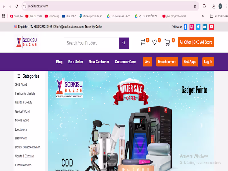 Cover image for Modern & Scalable E-Commerce Website Development