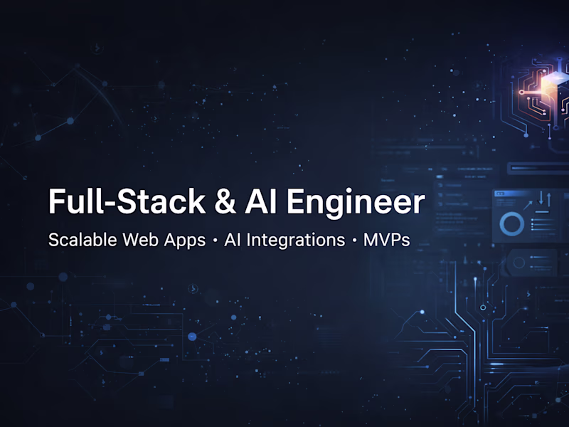 Cover image for AI-Powered Full-Stack Engineer | From Idea to Production