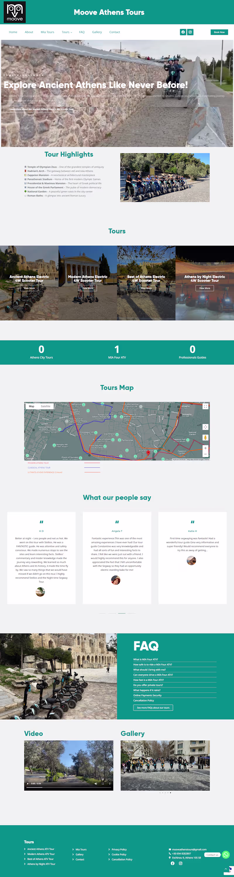 Cover image for Moove Athens Tours is the