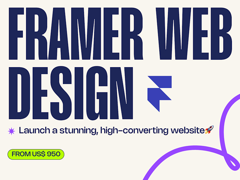 Cover image for Framer Website Design – Modern, Clean & Responsive Design