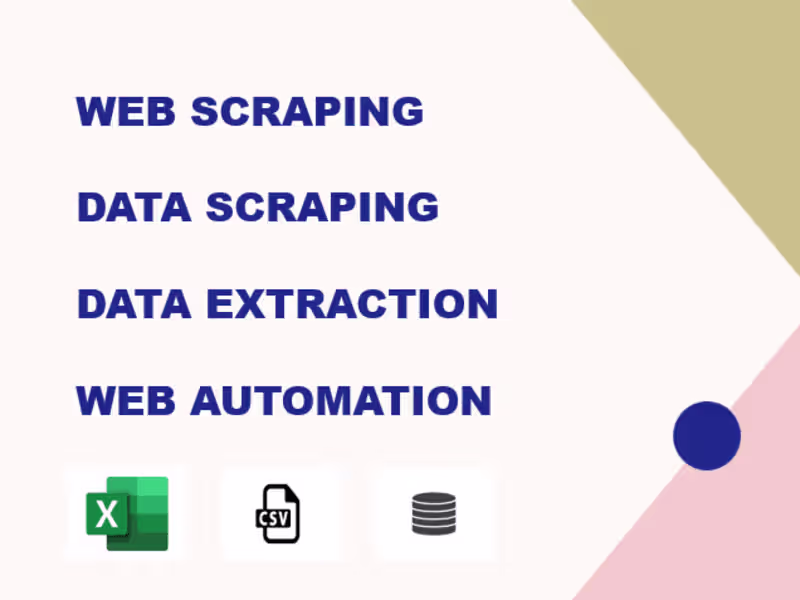 Cover image for Web Scraping & Automation