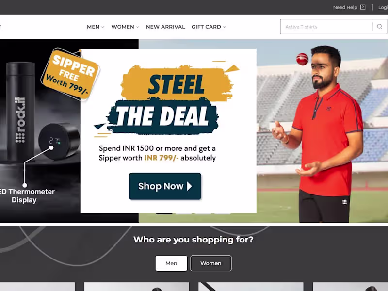 Cover image for Athlete Wear E-Commerce Store
