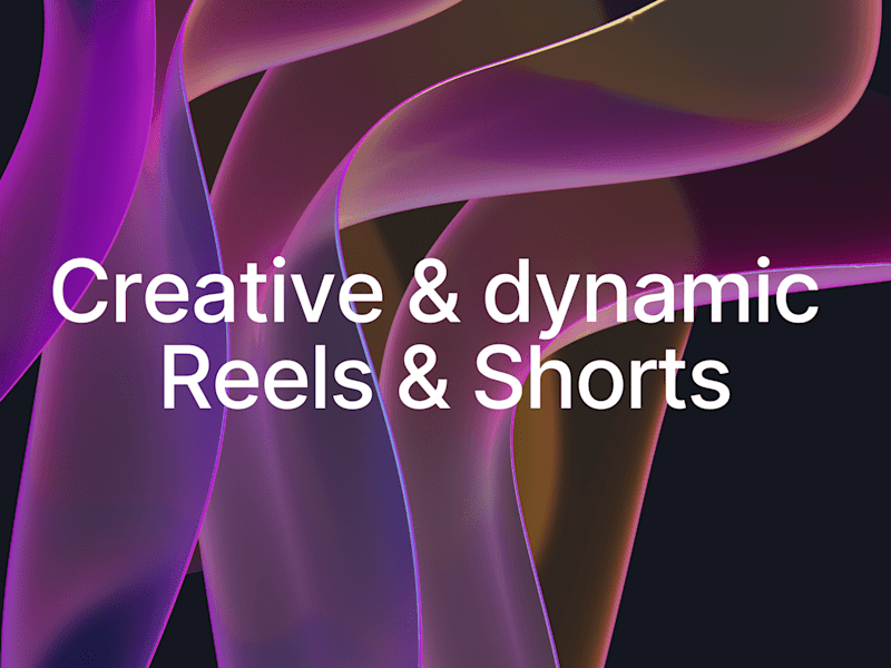 Cover image for Engaging creative shorts and reel videos.