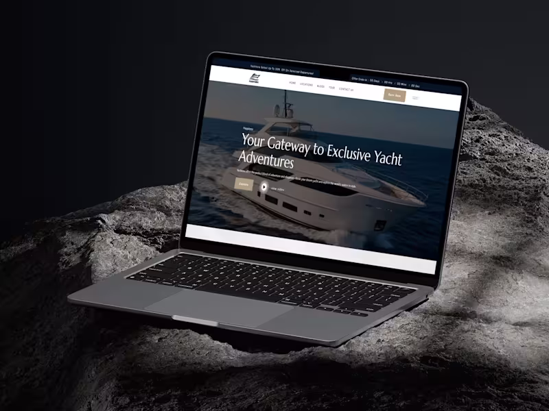 Cover image for Yachtora Luxury Voyage Website Development in Webflow
