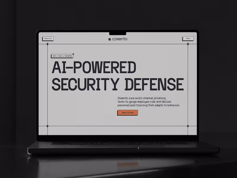 Cover image for Cimento Ai Website - Framer Design & Development