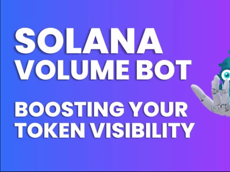 Cover image for solana volume bot, dextools trending bot, token trending bot