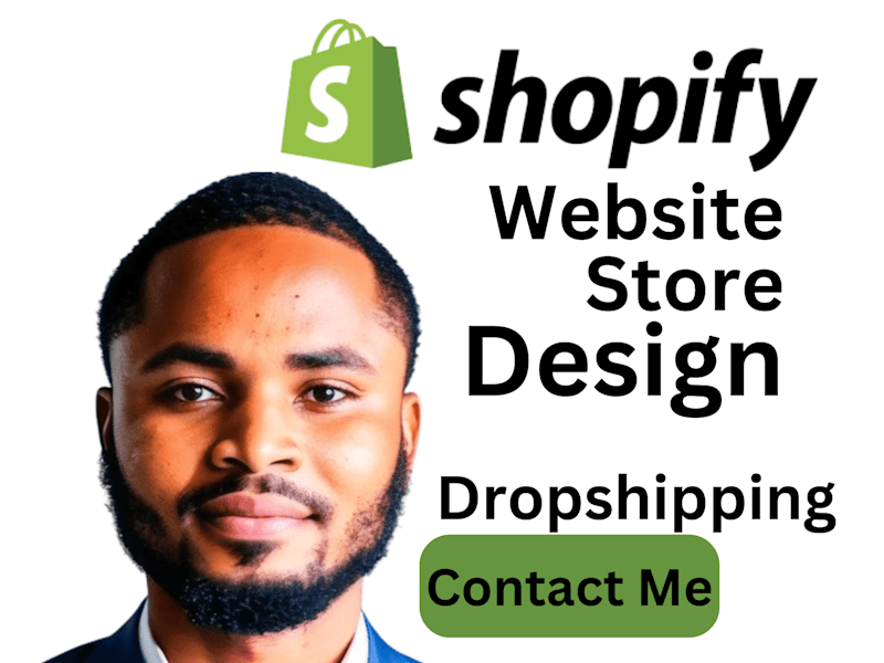 Cover image for design shopify cj dropshipping website store design zendrop dser