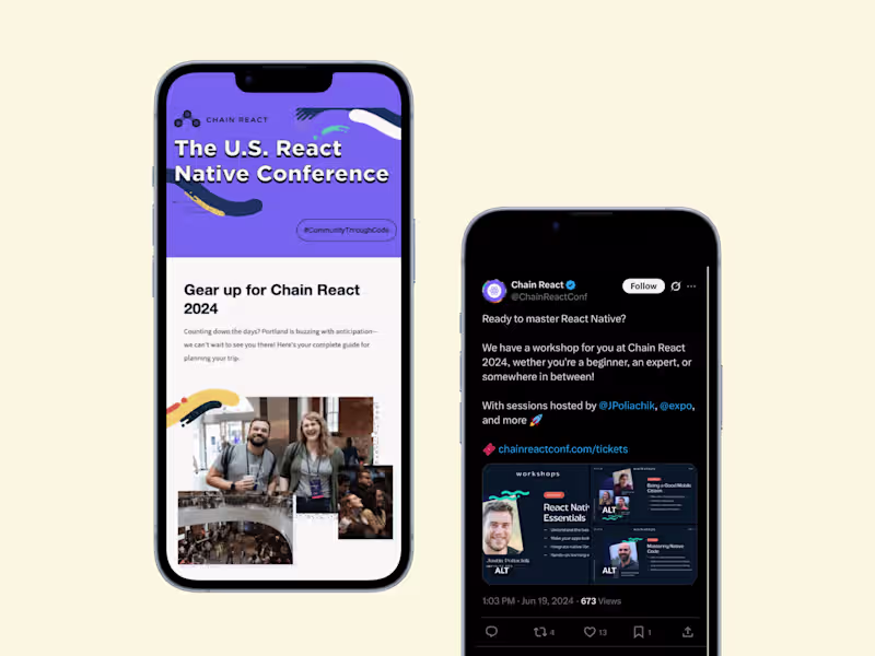 Cover image for Chain React: Email Marketing & Content Strategy