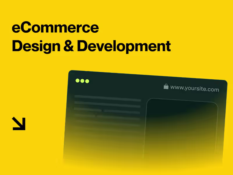 Cover image for Full-Service eCommerce Website Development