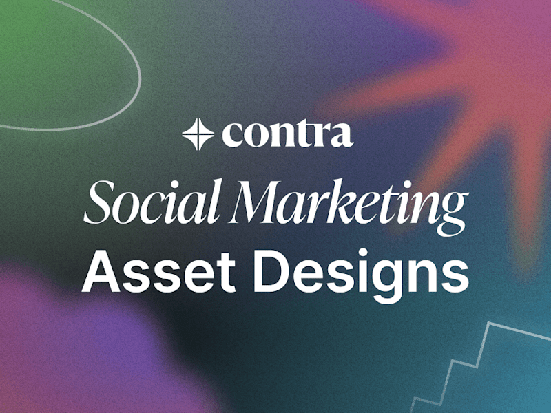 Cover image for Contra Social Marketing Asset Designs