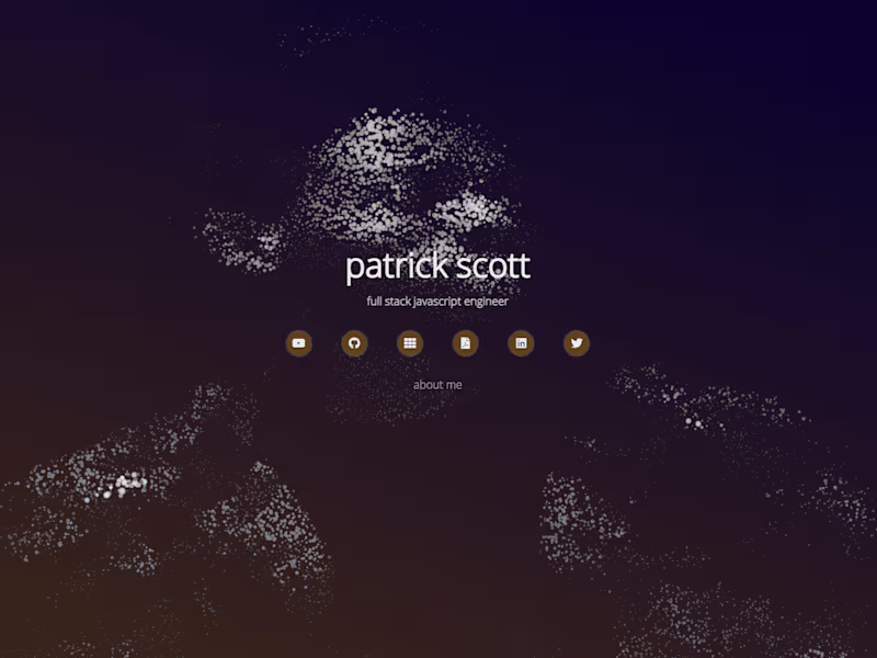 Cover image for personal portfolio