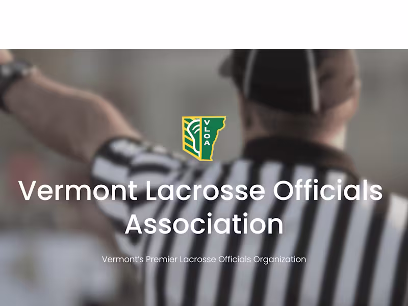 Cover image for Vermont Lacrosse Officials Association