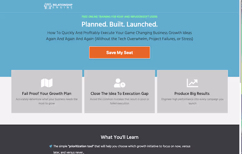 Cover image for Case Study: How RelationshipEngine Became the Go-To Keap Experts