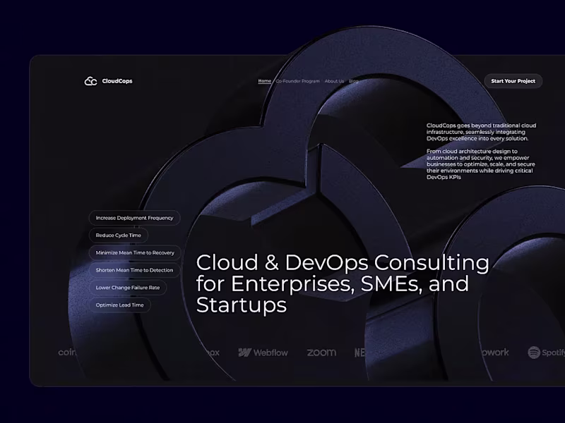 Cover image for CloudCops – Cloud & DevOps Consulting Website