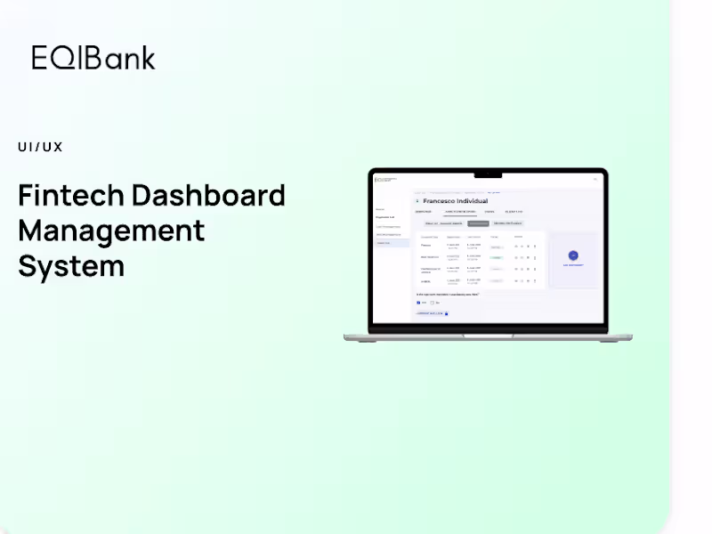 Cover image for EqiManagement Platform