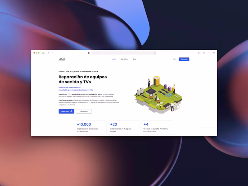 Cover image for Aritel | Elementor Website Development