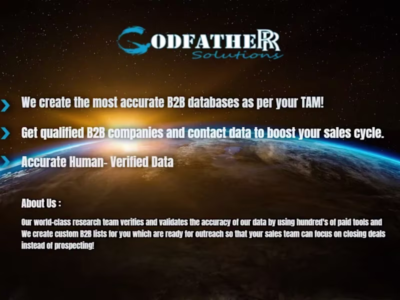 Cover image for Verified Lead Lists for Growth-Focused Teams