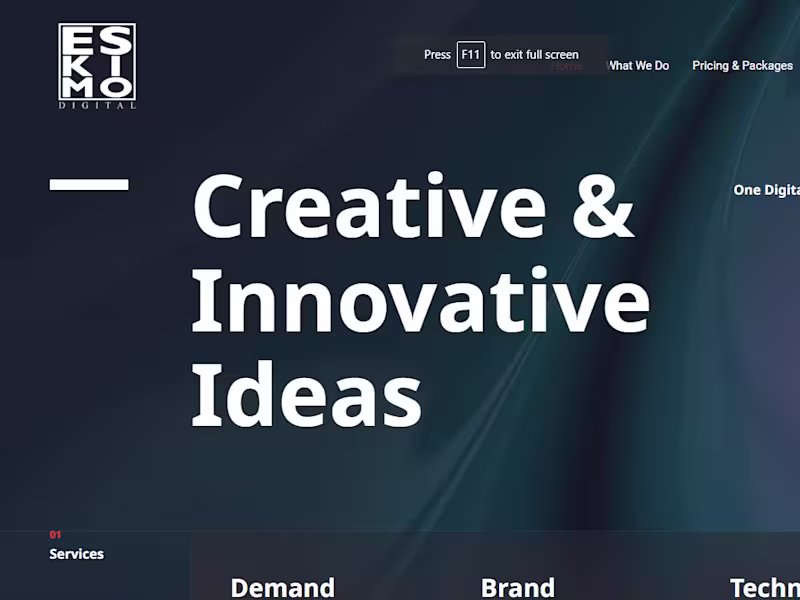 Cover image for Eskimo Digital Sales Website Development