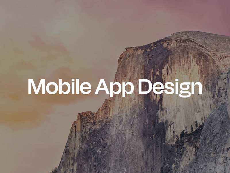 Cover image for Mobile App Design