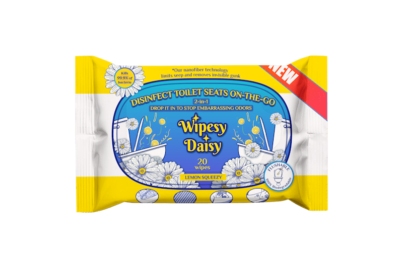 Cover image for 💐 Wipsy Daisy - Wet Wipes(Branding, Packaging, Illustration)