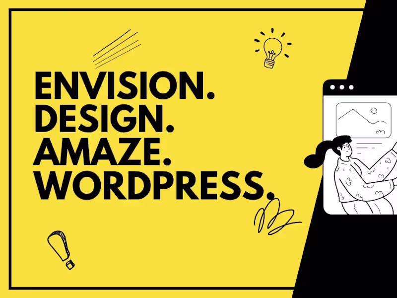 Cover image for Transform your vision into a stunning wordpress website	