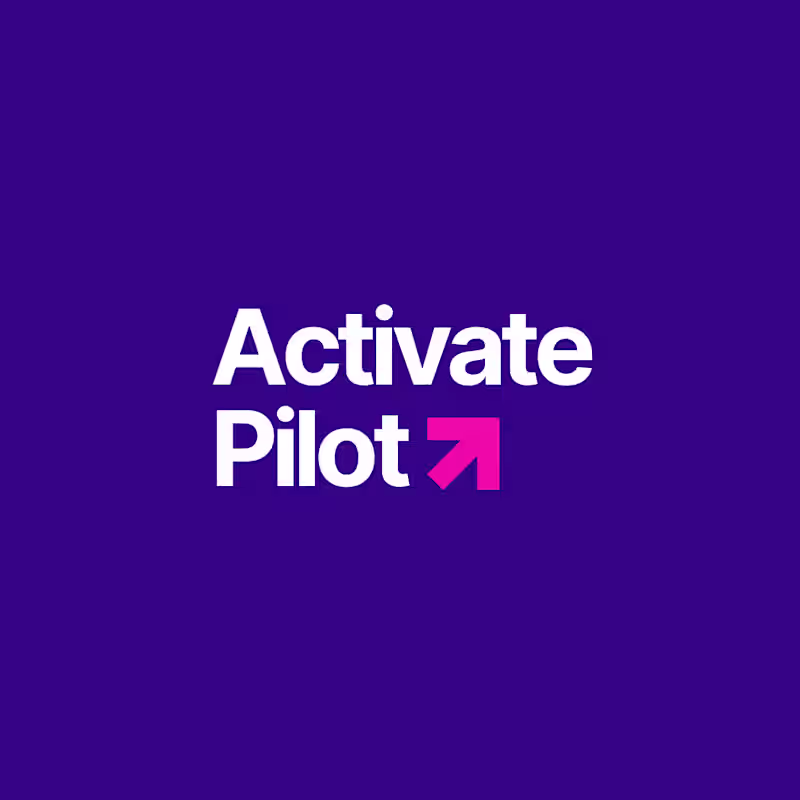 Cover image for Activate Pilot Logo Design