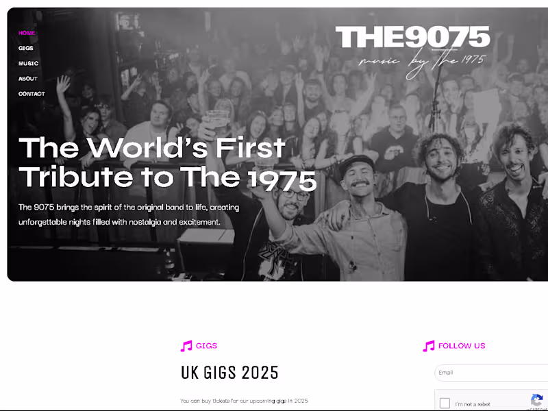 Cover image for THE9075 Website