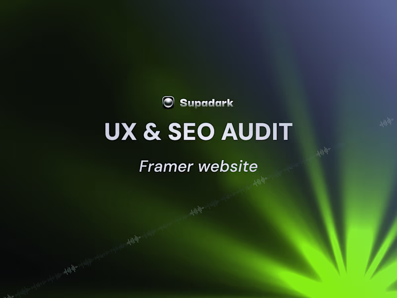 Cover image for Full Website Audit