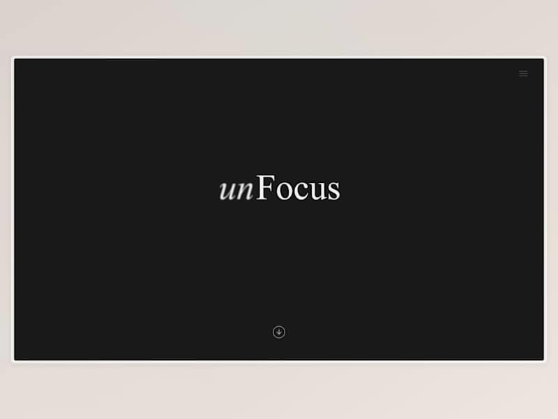 Cover image for UnFocus