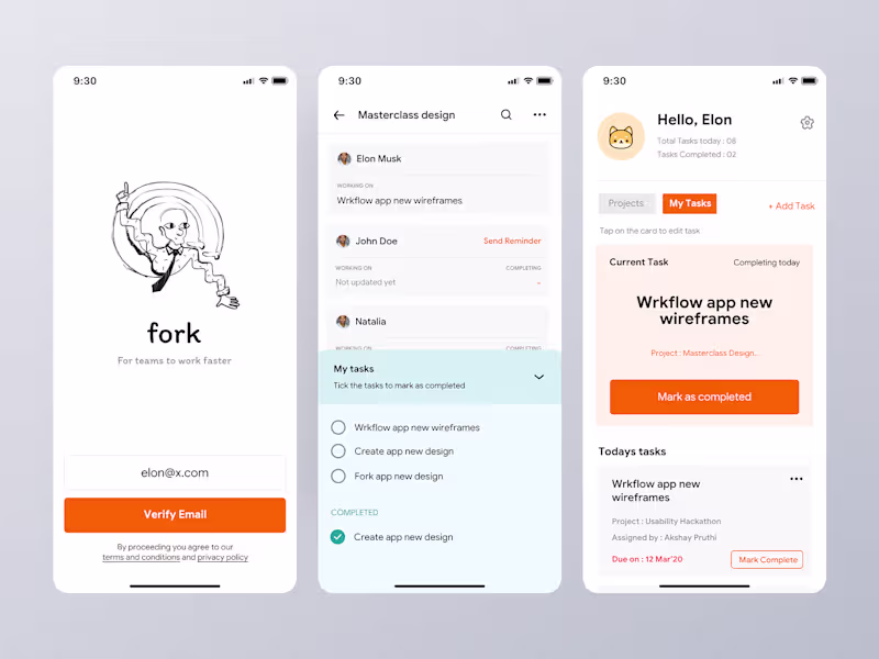 Cover image for Development of Fork Task Management App