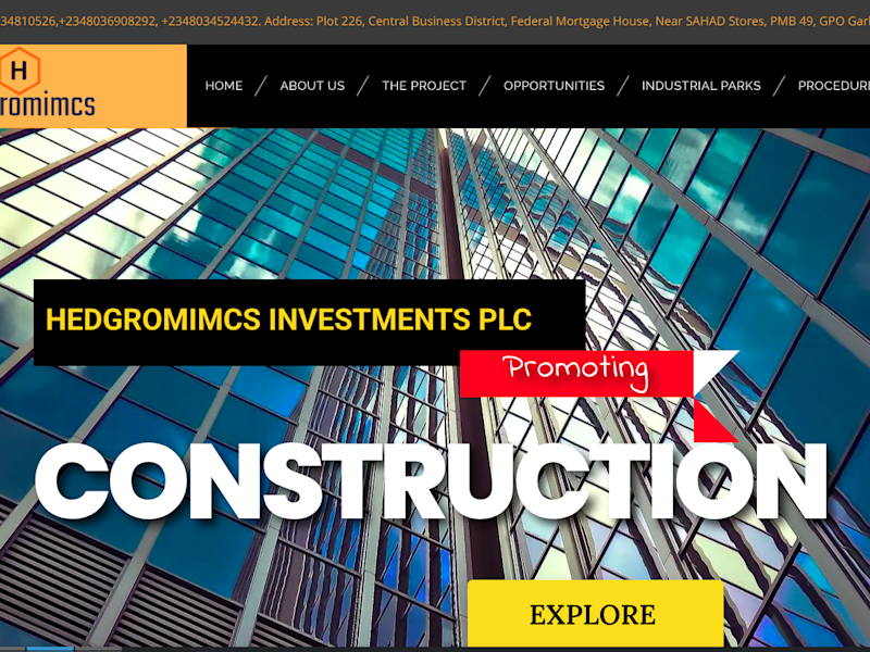 Cover image for Hedgromi MCS Nigeria | Construction, Engineering & Project Mana…