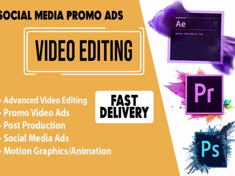 Cover image for Promotional Video Editing