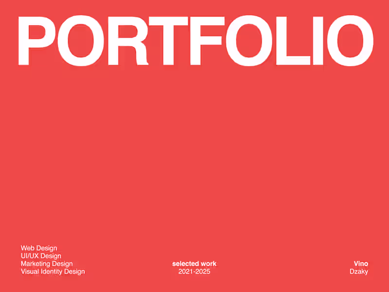 Cover image for Design Portfolio 2025