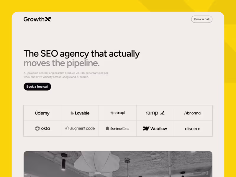 Cover image for GrowthX Landing Page Design