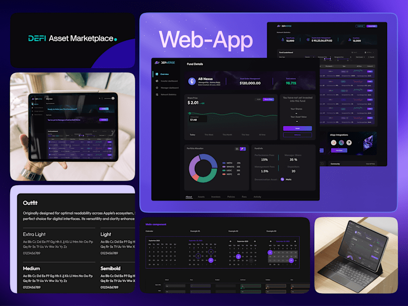 Cover image for DeFi Trading App | Product Design + Design System Creation 