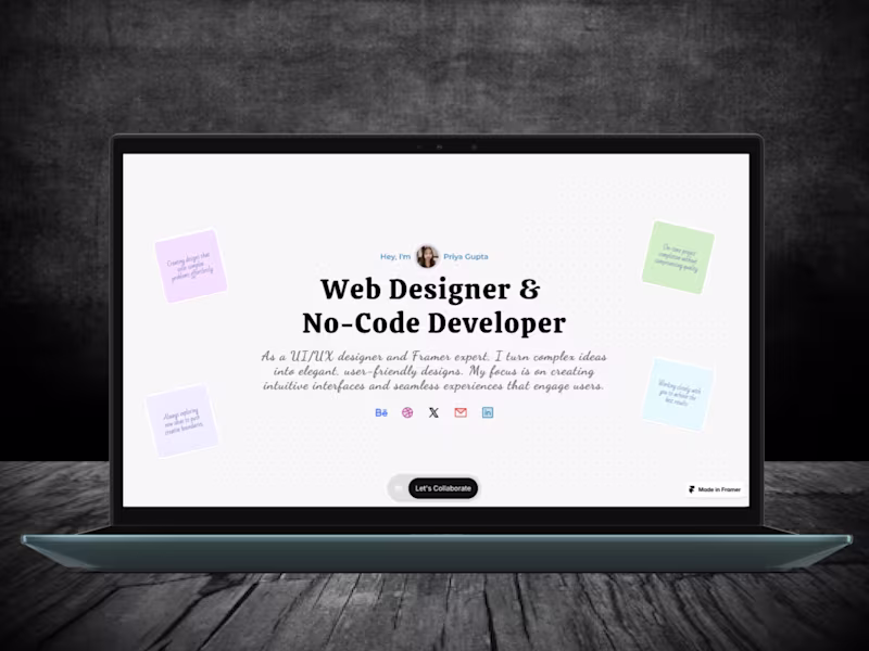Cover image for Framer Website  Design & Development