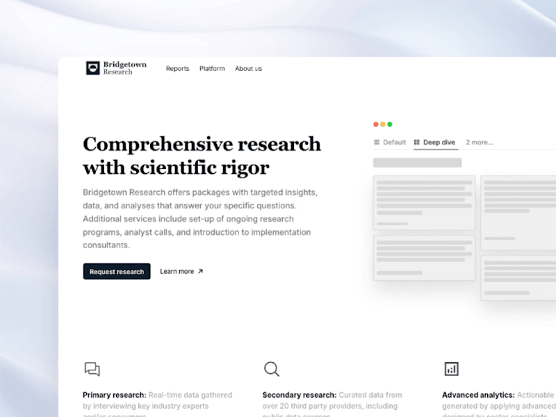 Cover image for Bridgetown Research | Expert Insights, Trusted Science