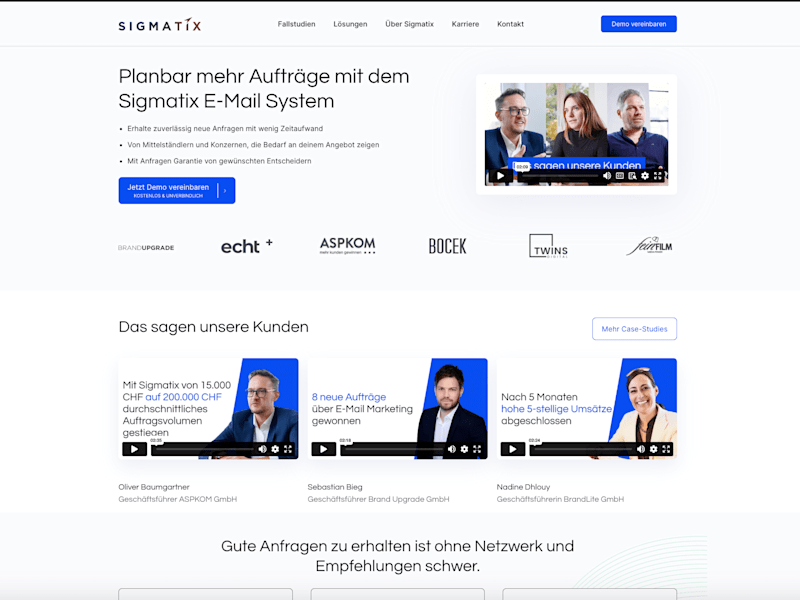 Cover image for Sigmatix - Created a professional and modern website 