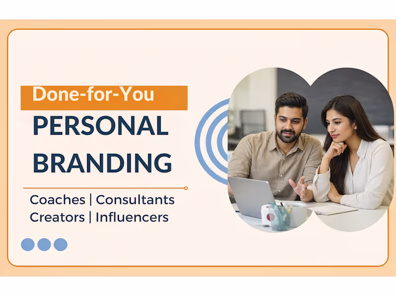 Cover image for Done-for-You Personal Branding for Coaches & Consultants