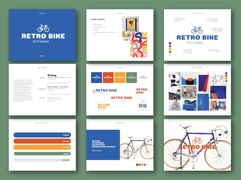 Cover image for Retrobike Rotterdam Brand Identity Design