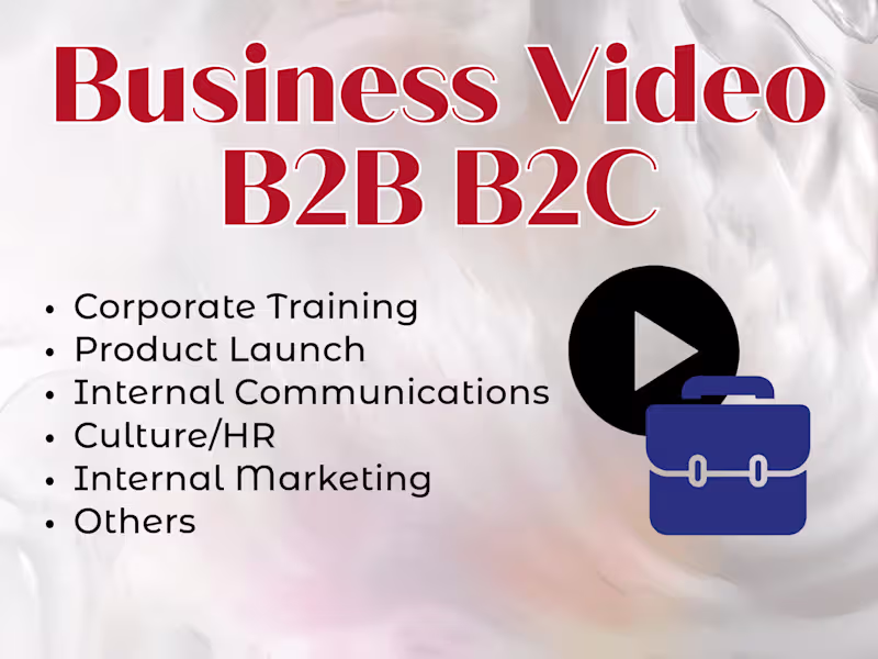 Cover image for Business B2B/B2C Video