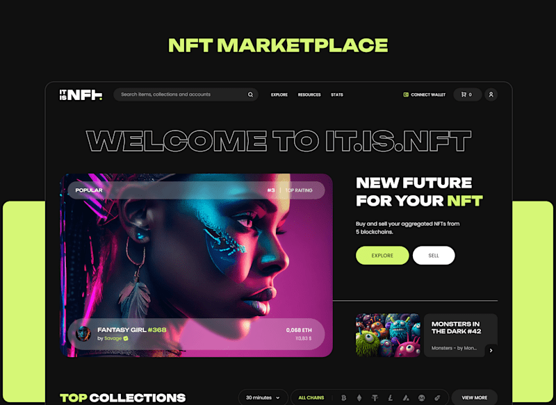 Cover image for NFT marketplace