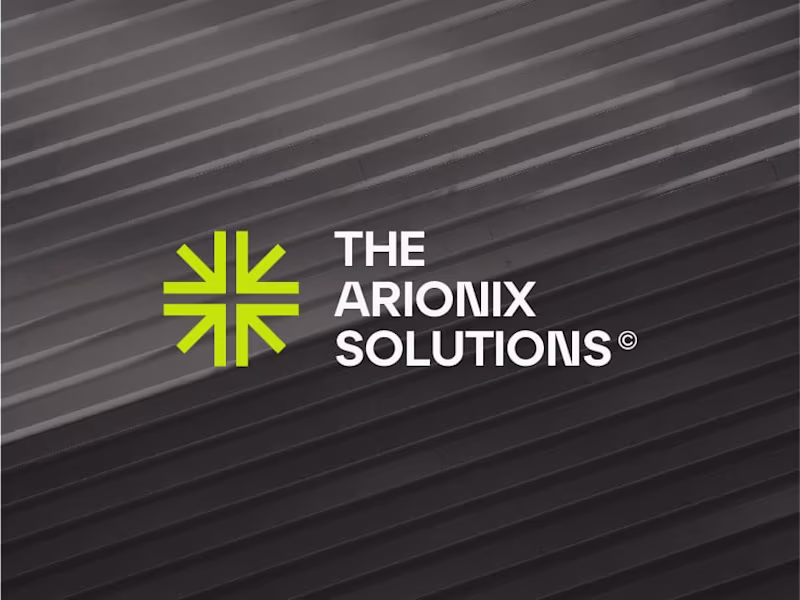 Cover image for Arionix Solutions Branding | Brand Identity Design.