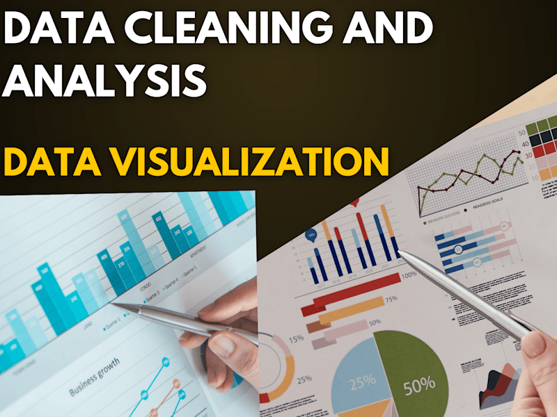 Cover image for DATA CLEANING, ANALYSIS AND VISUALIZATION In Charts and Graphs 
