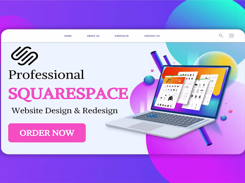 Cover image for I will develop squarespace website design and redesign